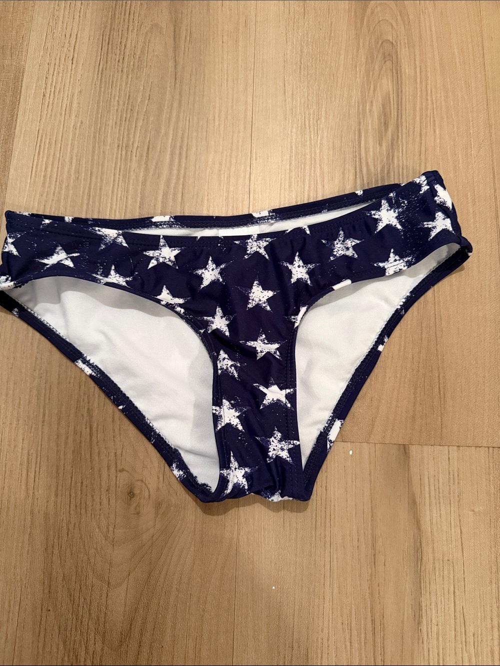 Xhilaration Navy Blue and White Star Bikini Bottoms